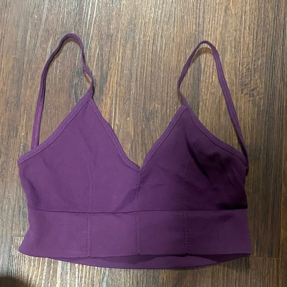 Free People Intimately Purple Bralette XS/S - Picture 2 of 4